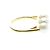 Anello Balance Era Pearl Band Tasaki D'oro - vista 4