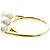 Anello Balance Era Pearl Band Tasaki D'oro - vista 6