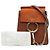 Borsa a tracolla Chloé Faye Small Marrone - vista 12