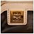 Borsa a mano e a tracolla MCM Visetos in pelle beige - vista 10