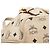 Borsa a mano e a tracolla MCM Visetos in pelle beige - vista 5