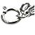 Autre Marque Collana Tiffany Aria Diamanti in Platino Argento - vista 12