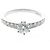 Autre Marque Anillo de compromiso Tiffany de diamantes Plata