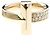 Autre Marque Tiffany T One Ring Breit mit Diamanten in Roségold Golden