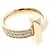 Autre Marque Tiffany T One Ring Breit mit Diamanten in Roségold Golden - Ansicht 9