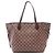 Sac Cabas Louis Vuitton Neverfull MM Marron Damier ebène