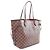 Sac Cabas Louis Vuitton Neverfull MM Marron Damier ebène - vue 2
