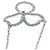 Autre Marque Collana Tiffany Open Paper Flower Argento - vista 6