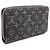 Zippy Louis Vuitton Monogram Denim Long Wallet Black - view 2