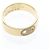 Ring Hermès Bague Hermes H Dunkle Diamond Doré - vue 8