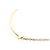 Autre Marque Collar Tiffany T Smile Small Size Dorado - vista 3