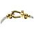 Bracelet Fred Force 10 Diamants Modèle Medium Doré - vue 6