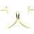 Autre Marque Orecchini a cerchio Tiffany T-wire in oro 18K D'oro - vista 9