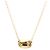 Autre Marque Bean Halskette Extra Mini in 18K Roségold Golden