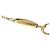 Autre Marque Bean Halskette Extra Mini in 18K Roségold Golden - Ansicht 12