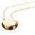 Autre Marque Bean Halskette Extra Mini in 18K Roségold Golden - Ansicht 7