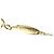 Autre Marque Bean Halskette Extra Mini in 18K Roségold Golden - Ansicht 9
