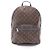 Zaino/Borsa Louis Vuitton Josh Monogram Macassar Marrone Nero