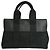 Hermès Hermes Valparaiso Toile and Leather PM Nero
