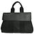 Hermès Hermes Valparaiso Toile and Leather PM Nero - vista 2