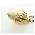 Balenciaga Cloud Clutch Leather XS D'oro - vista 4