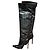 Gianvito Rossi Botas Over-the-Knee de Cuero Negro
