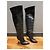 Gianvito Rossi Botas Over-the-Knee de Cuero Negro - vista 2