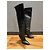 Gianvito Rossi Botas Over-the-Knee de Cuero Negro - vista 9