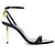 Tom Ford Sandali Padlock in pelle nera Nero - vista 6