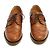 Gucci Richelieu Derbies Web Bee Pelle Marrone - vista 3