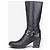 Botas Biker Cowboy com fivelas e arnês Prada dos anos 2000, cano alto Preto - vista 3