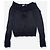 Autre Marque YSL Rive Gauche by Tom Ford 2000er gerafftes Spitzenstrick-Langarmshirt Schwarz
