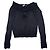 Autre Marque YSL Rive Gauche by Tom Ford 2000er gerafftes Spitzenstrick-Langarmshirt Schwarz
