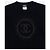 Suéter de malha Chanel by Karl Lagerfeld anos 2010 com logo CC em glitter Preto - vista 3