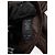 Autre Marque Saint Laurent von Anthony Vaccarello AW22 Military Leder Bomber Flight Jacket Braun - Ansicht 5