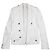 Balmain by Olivier Rousteing SS13 Militär Napoleon Leder-Blazer Jacke Weiß