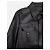 Gucci by Tom Ford 2000s Leder Military Cargo Button Up Hemd Schwarz - Ansicht 3