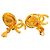 Pendientes Chanel CC Golden - vista 5