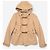 Prada Kurz-Dufflecoat Jacke aus den 2000ern Beige