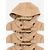 Prada Kurz-Dufflecoat Jacke aus den 2000ern Beige - Ansicht 3