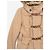 Prada Kurz-Dufflecoat Jacke aus den 2000ern Beige - Ansicht 5