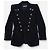 Chaqueta Blazer Militar Napoleón Balmain by Decarnin 2010s Negro