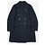 Double Prada zweireihiger Mantel aus den 2000ern Marineblau