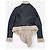 Rick Owens AW11 ‘Limo’ Wendbare Shearling-Lederjacke mit rundem Ausschnitt Schwarz - Ansicht 2