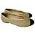 Chanel Bailarinas de malla dorada T41 Negro Dorado