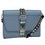 Prada Elektra Studded Leather Small Blue