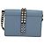 Prada Elektra Studded Leather Small Blue - view 2