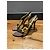 Giuseppe Zanotti Sandali Dafne 105 in raso marrone D'oro - vista 8
