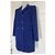 Carven Abrigo cruzado de algodón azul - vista 3