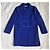 Carven Abrigo cruzado de algodón azul - vista 4